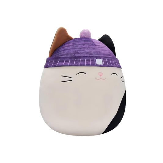 SQUISH Mallows Large Plush Cam Calico Cat With Beanie 16 Inch