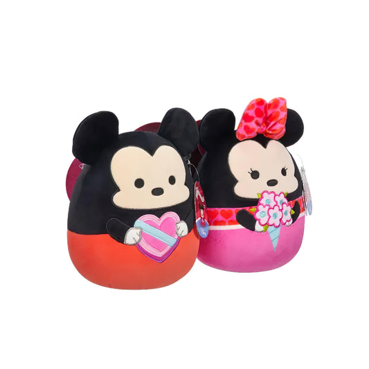 SQUISH Mallows Disney Valentine Pair Mickey And Minnie 8 Inch