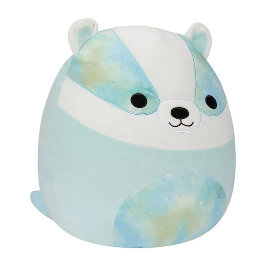 SQUISH Mallows Jumbo Plush Badger Blue 20 Inch