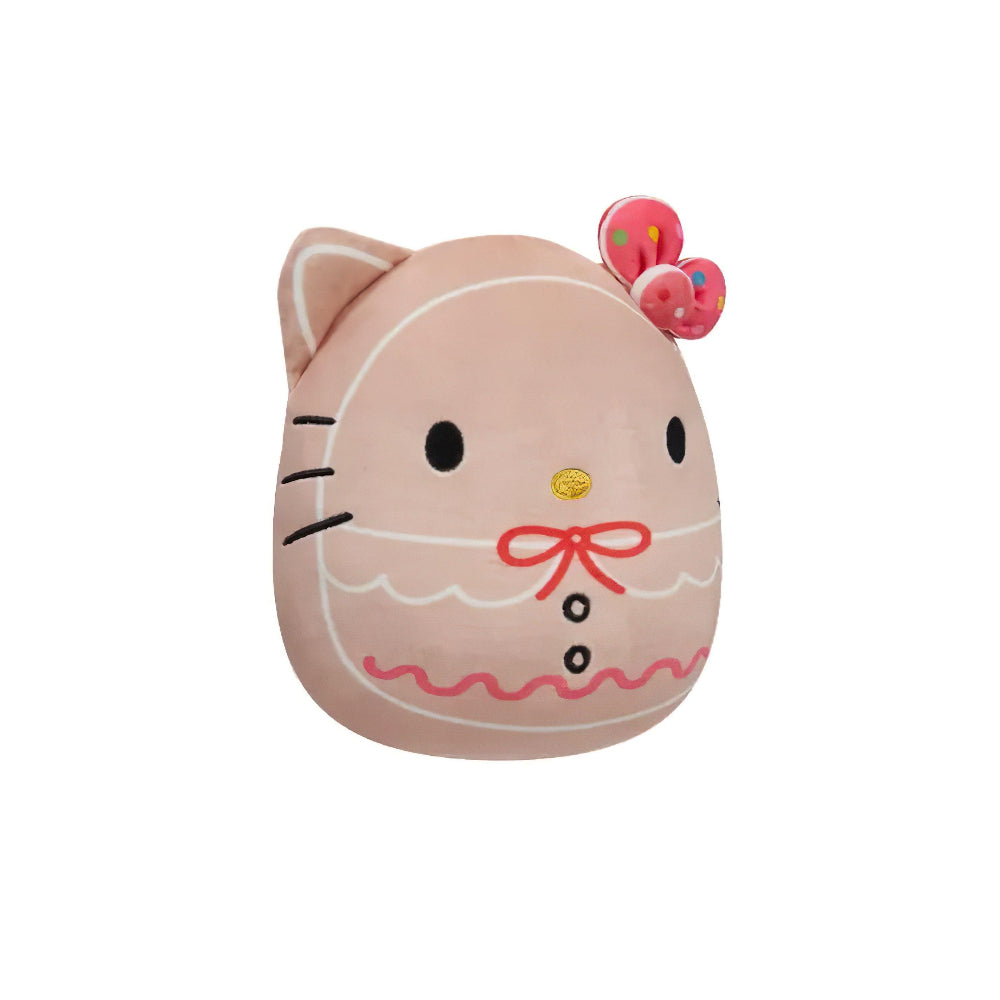 SQUISH Mallows Hello Kitty Gingerbread Plush Toy Pink 10 Inch