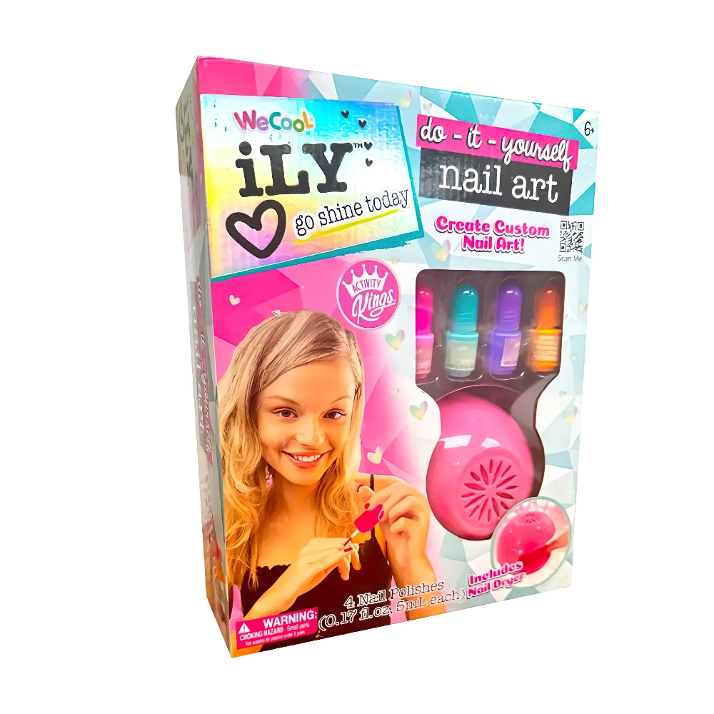 فن تزيين الأظافر المنزلي من ويكول مع مجفف الأظافر