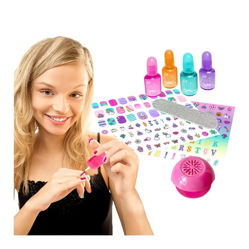 فن تزيين الأظافر المنزلي من ويكول مع مجفف الأظافر