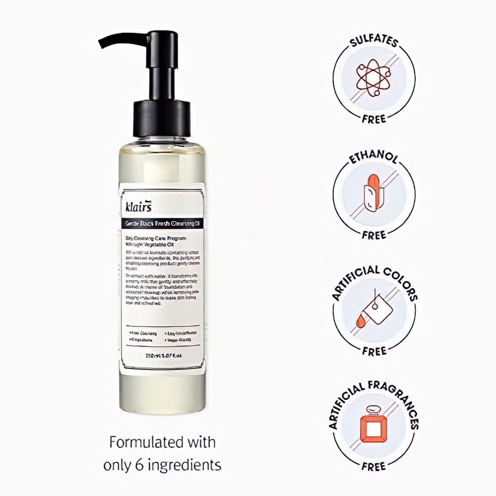 Dear, Klairs - Gentle Black Deep Cleansing Oil