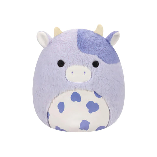 SQUISH Mallows Fuzzamallows Bubba Cow With Spotted Belly Walmart Plush Toy Purple 12 Inch