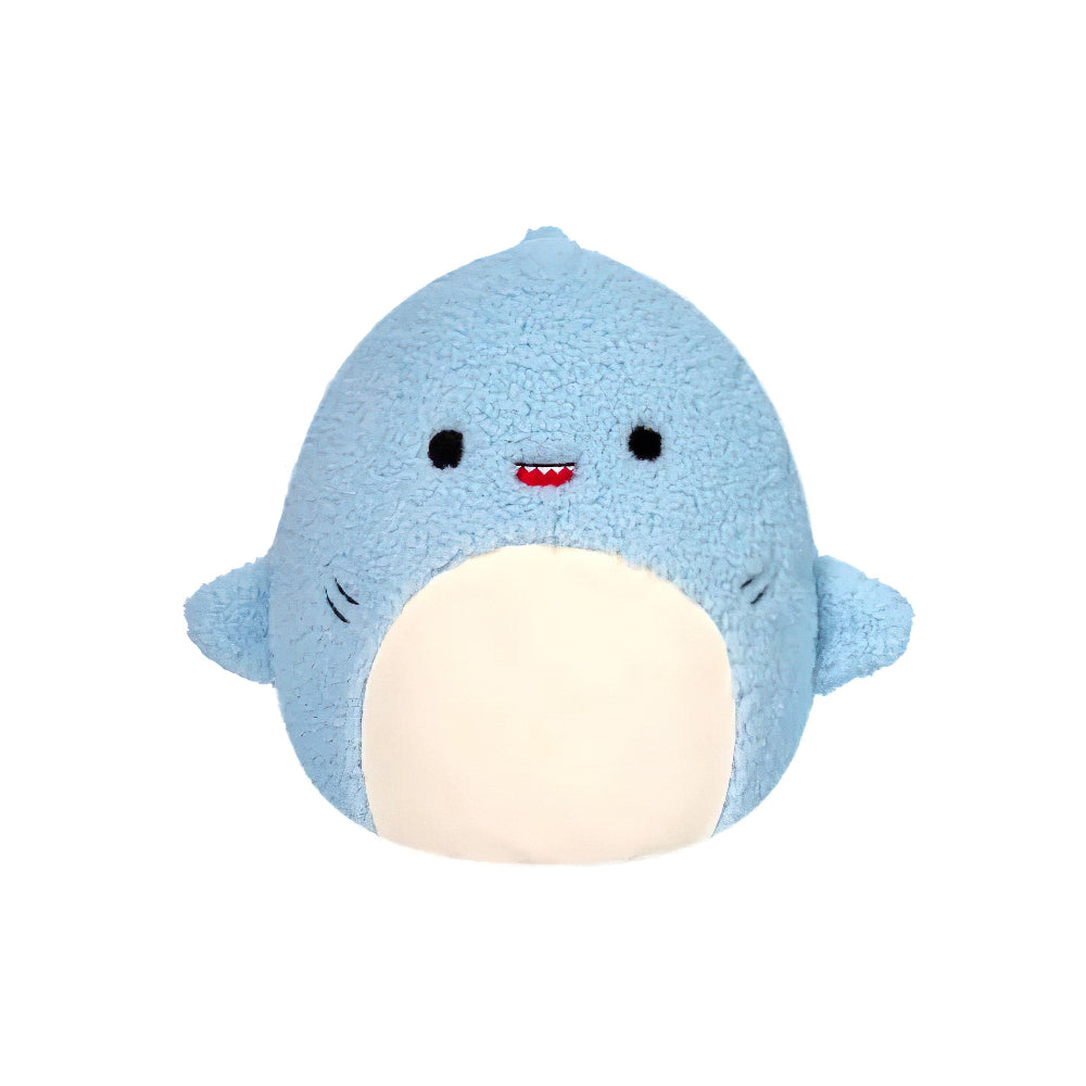SQUISH Mallows Fuzzamallow Davie Shark Plush Toy Blue 12 Inch