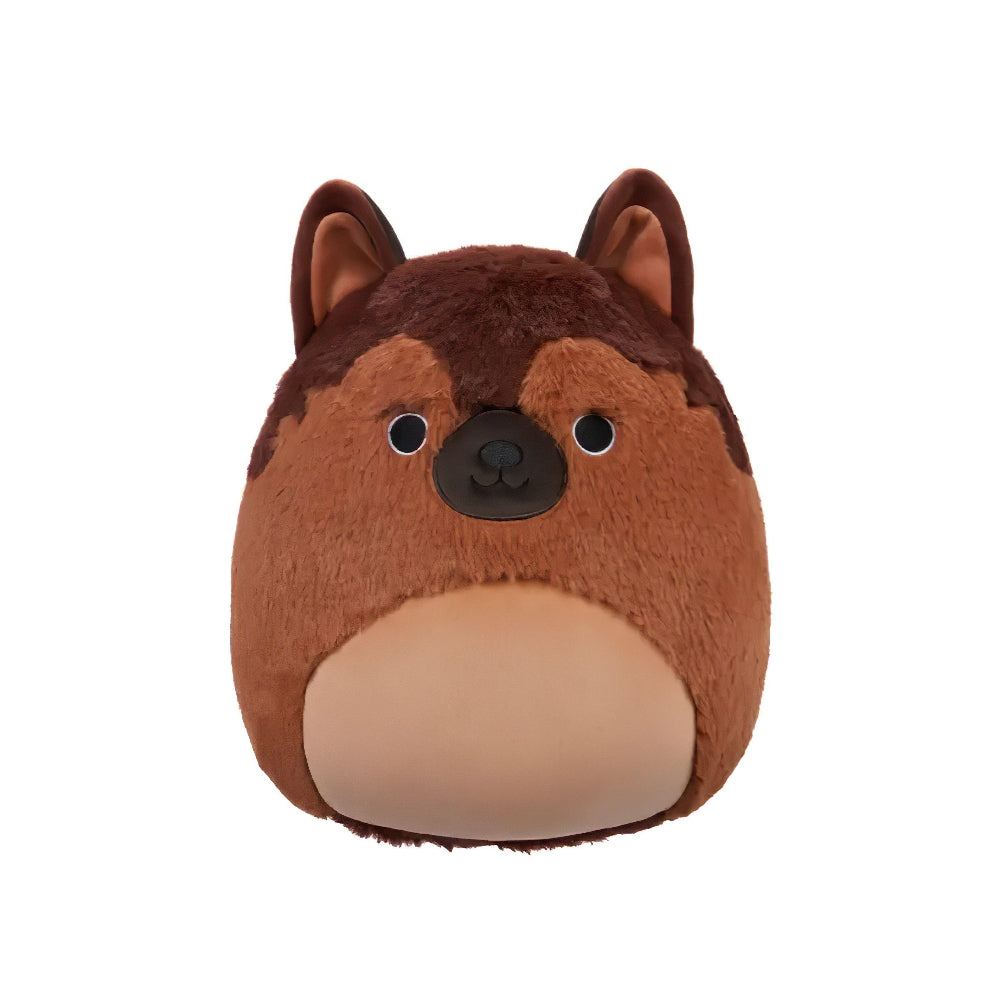SQUISH Mallows Mario German Shepard Fuzzamallows Plush Toy Brown 12 Inch