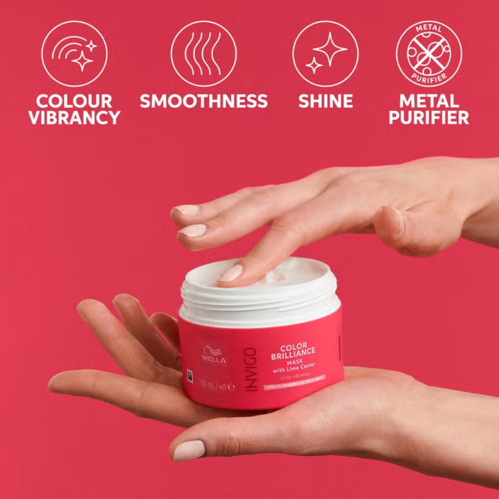 Wella Professionals Invigo Color Brilliance Vibrant Color Mask for Fine Hair 150ml