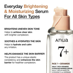 Anua - 7 Rice Ceramide Hydrating Barrier Serum (50ml)