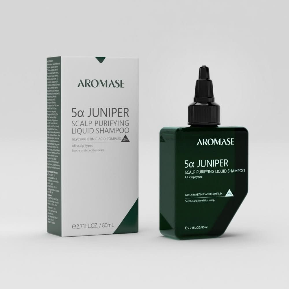 Aromase 5α Juniper Scalp Purifying Liquid Shampoo 80ml