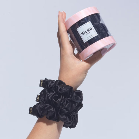 ربطات شعر سيلك لندن - أسود