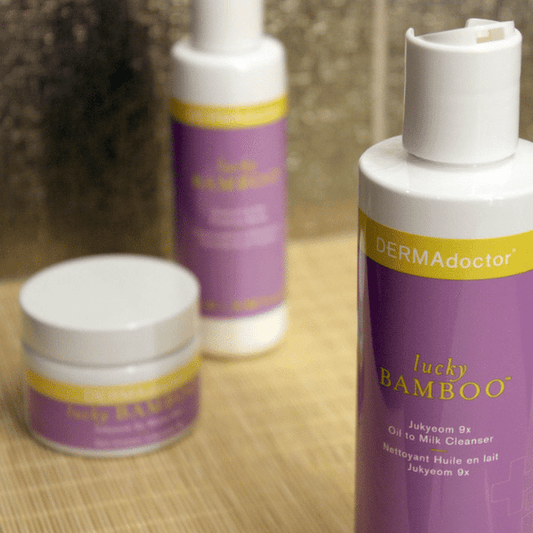 ديرما دكتور لاكي بامبو جوكيوم 9x منظف زيتي يتحول إلى حليبي لبشرة نظيفة وناعمة كالحرير 200 مل