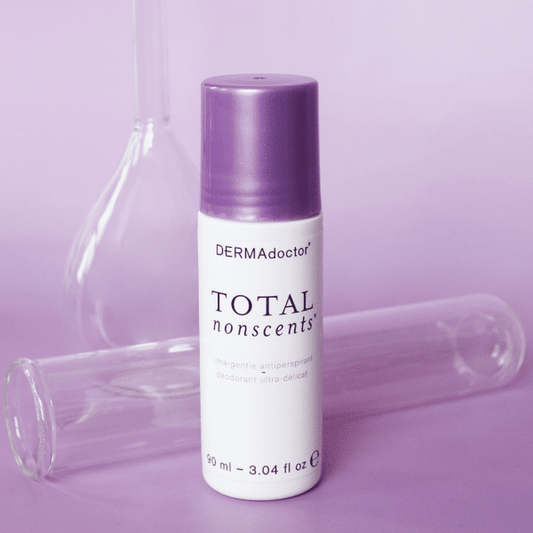 مزيل العرق ديرما دكتور توتال الخالي من العطور للبشرة الحساسة، وفرط التعرق، وحماية من الروائح الكريهة، 90 مل