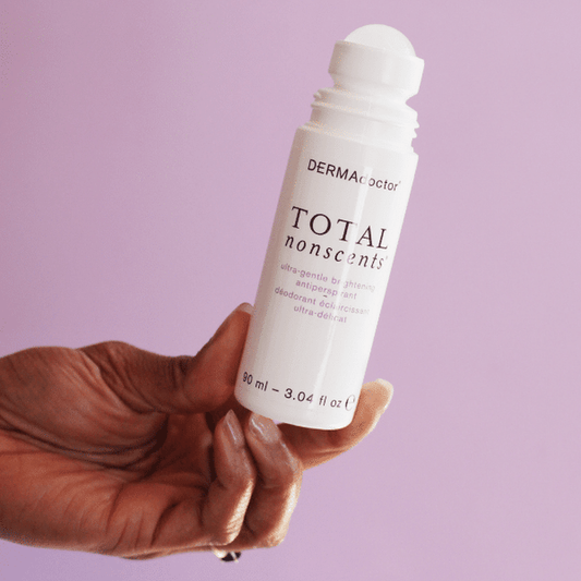 مزيل عرق ديرما دكتور توتال نونسنتس فائق اللطف لتفتيح البشرة الحساسة والتصبغات 90 مل
