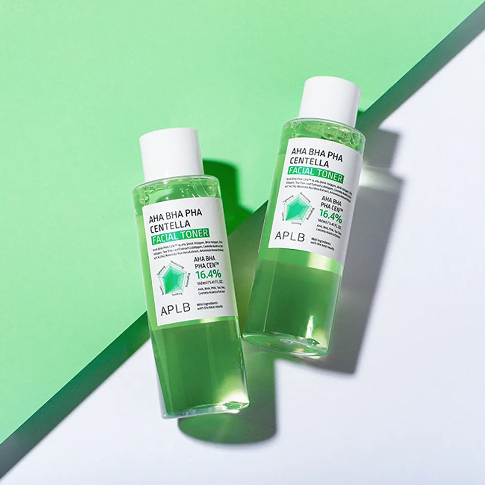 APLB - تونر الوجه AHA BHA PHA Centella 160 مل