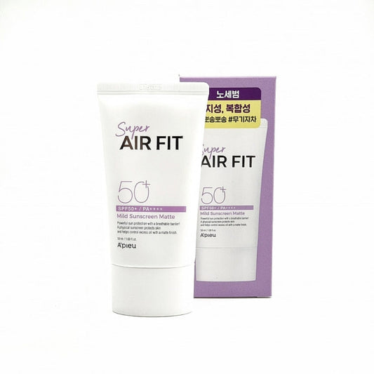 A’PIEU - Super Air Fit Mild Sunscreen Matte EX SPF50+ PA++++ (50 mL)
