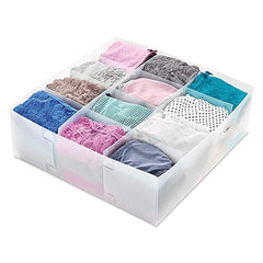 Whitmor 12 Section Drawer Organizer, White