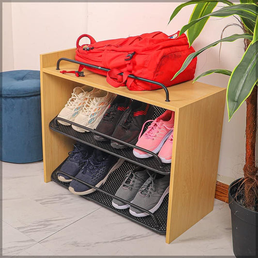 YATAI Solid Wood Shoe Rack