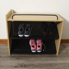 YATAI Solid Wood Shoe Rack