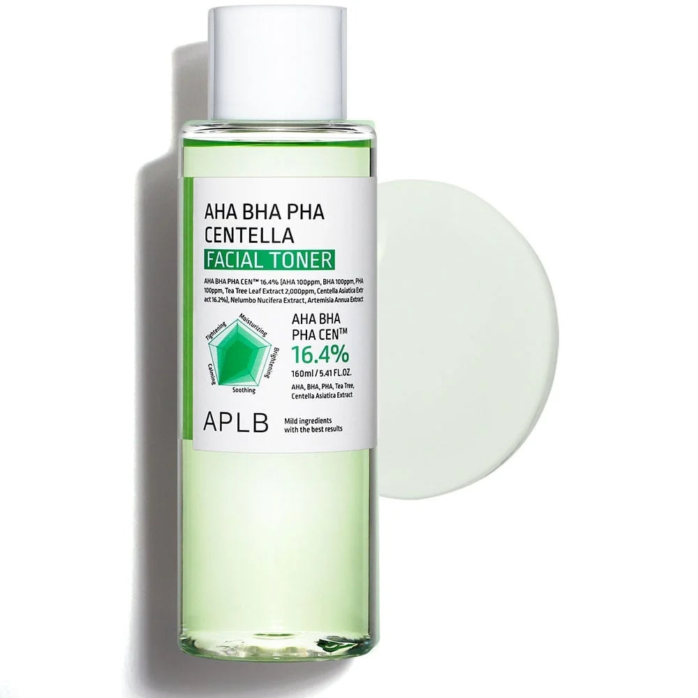 APLB - تونر الوجه AHA BHA PHA Centella 160 مل