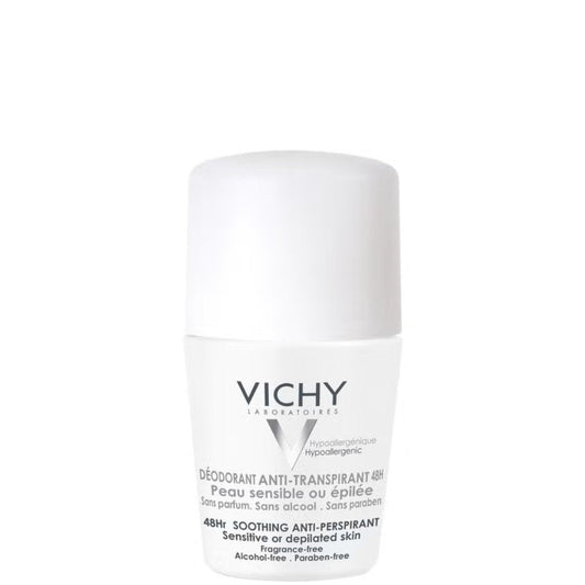 VICHY Deodorant 48Hour Sensitive Skin Anti-Perspirant Roll On 50ml