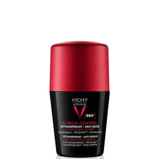 Vichy Men's Clinical Control 96HR Protection Anti-Perspirant Roll-on Deodorant 50ml