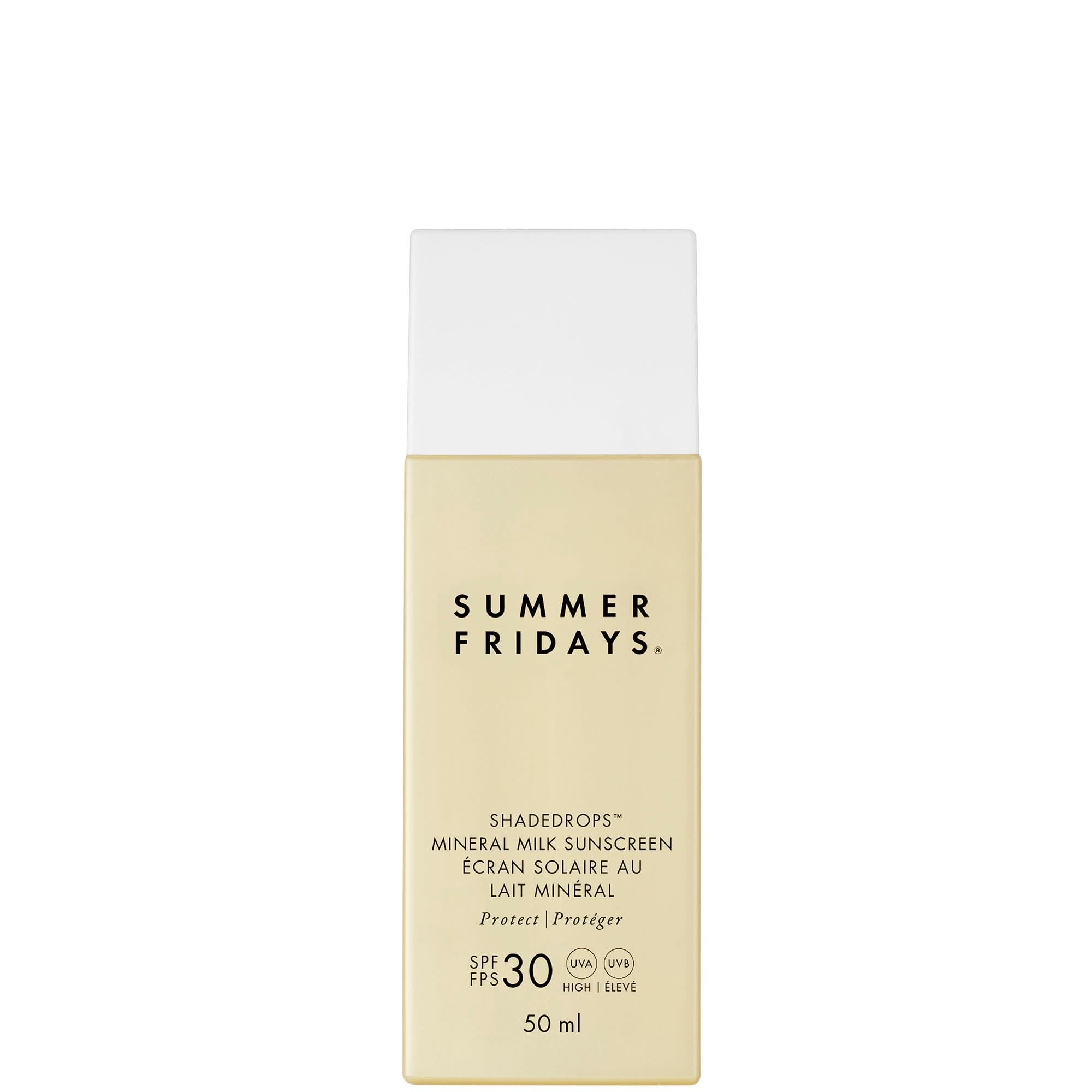 SUMMER FRIDAYS ShadeDrops Broad Spectrum SPF 30 Mineral Milk Sunscreen 50ml