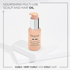 Kerastase Curl Manifesto Huile Sublime Repair Nourishing Multi-Use Hair and Scalp Oil for Very Curly & Colily Hair - 50ml