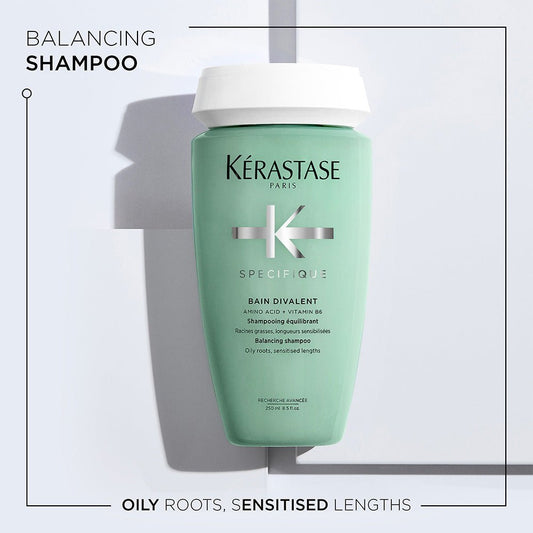 Kerastase Specifique Bain Divalent Silicone Free Shampoo For Oily Hair & Roots - 250ml