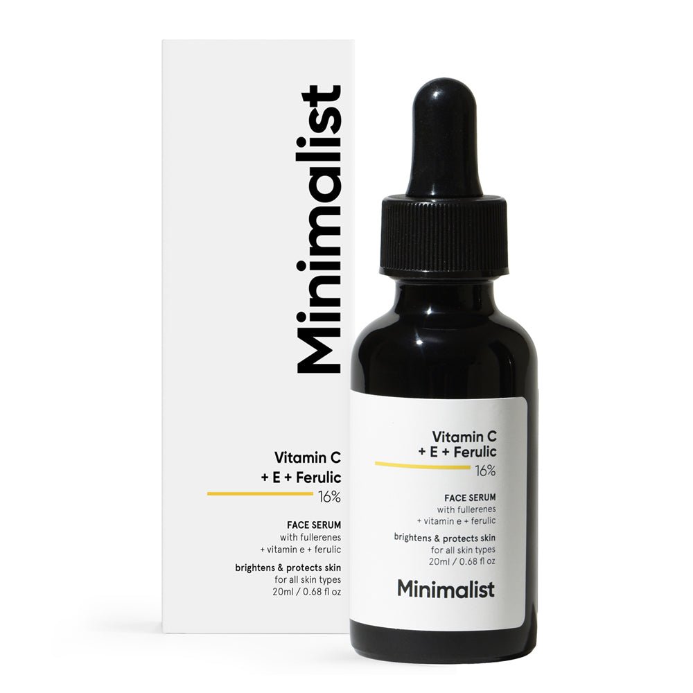 Minimalist 16% Vitamin C Face Serum With Vit E, & Ferulic Acid 20ml