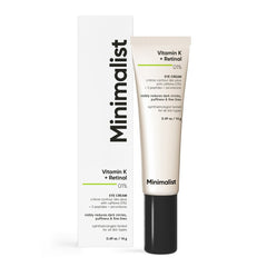 Minimalist Vitamin K + Retinal 01% Under Eye Cream 14 gm