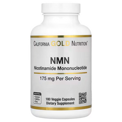 California Gold Nutrition, NMN, 175 mg, Veggie Capsules