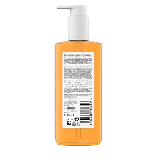 Neutrogena Clear and Defend 2% Salicylic Acid Face Wash 200ml