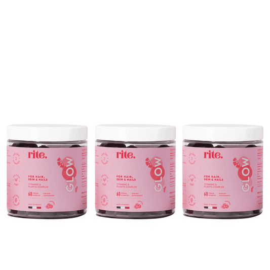 Rite Glow Vegan Gummies 3 Pack Set