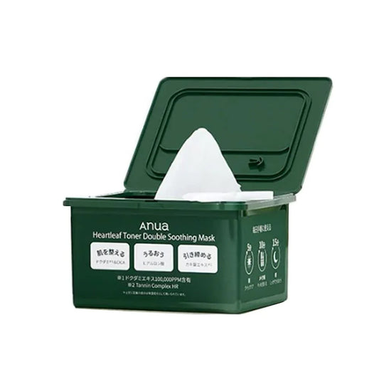 Anua - Heartleaf Toner Double Soothing Mask (330ml/30 Pcs)