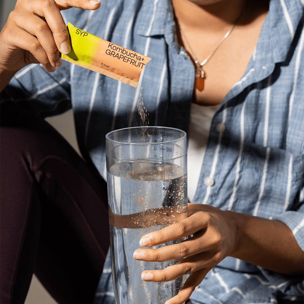 مشروب كومبوتشا مع الجريب فروت من Shake Your Plants