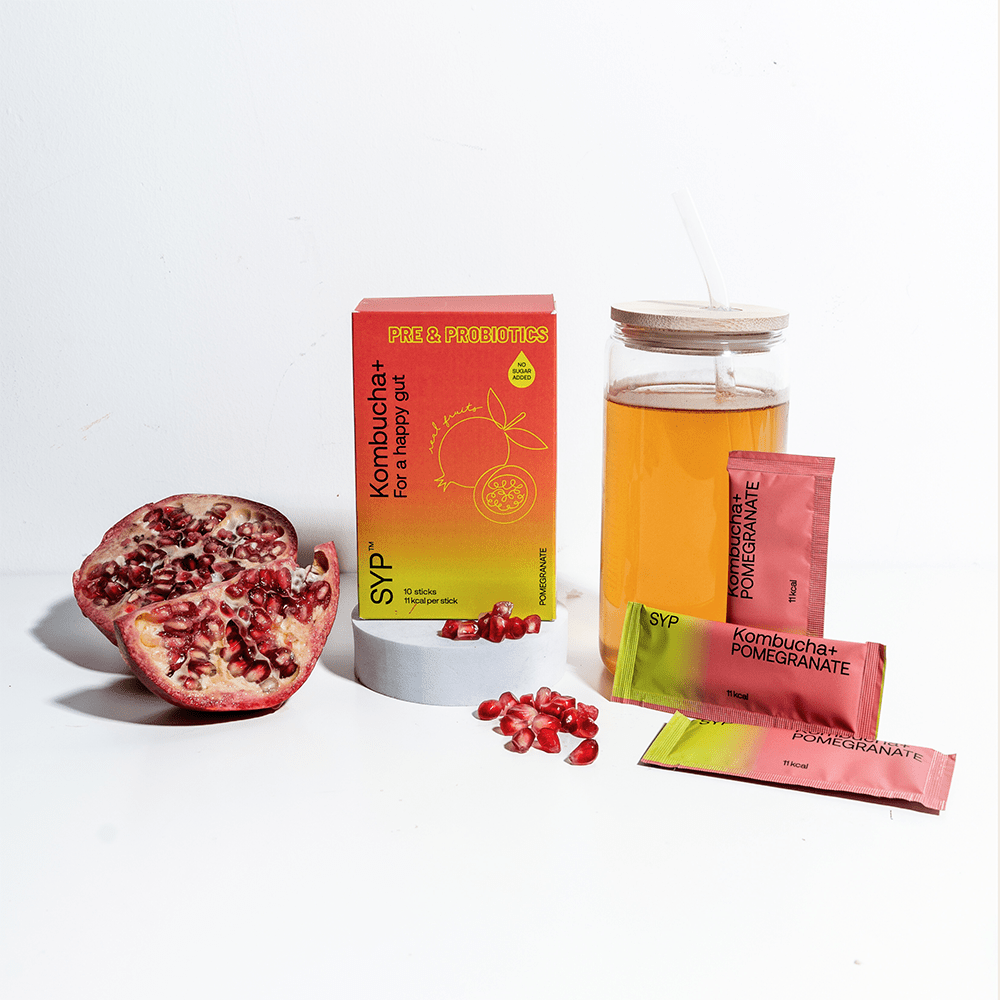 مشروب كومبوتشا + رمان من Shake Your Plants