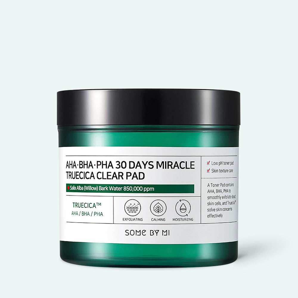 SOME BY MI - AHA, BHA, PHA 30 Days Miracle Truecica Clear 70 Pad (125ml)