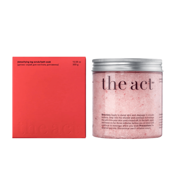 The Act Detoxifying Leg Scrub / Bath Soak 300ml