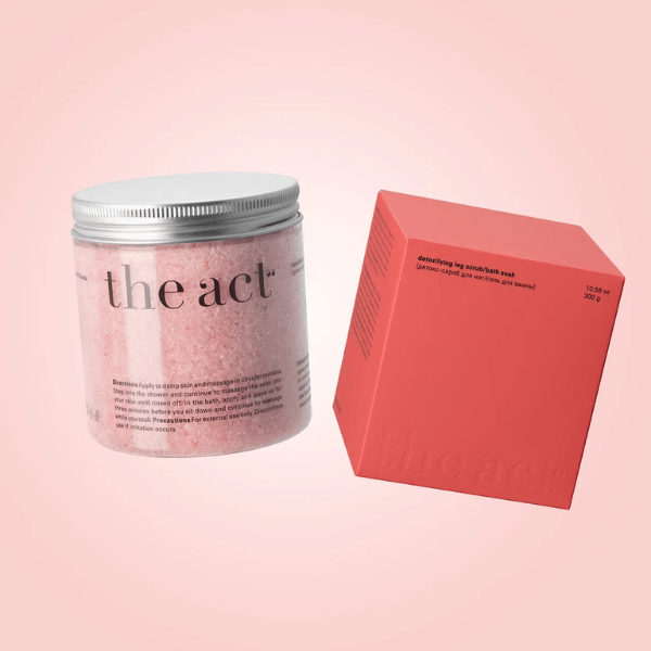 The Act Detoxifying Leg Scrub / Bath Soak 300ml